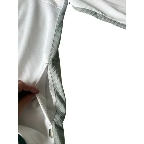 Alo Yoga Coolfit Performance Full Zip Lightweight Jacket Men’s size XL White - Picture 8 of 10